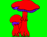 Desenho Cogumelos pintado por dudu_pega_andressa