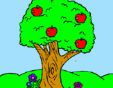 Desenho Macieira  pintado por kailane