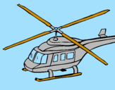 Desenho Helicoptero  pintado por  thalles
