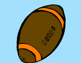 Desenho Bola de futebol americano pintado por IBARRA