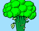 Desenho Brócolos pintado por sarah