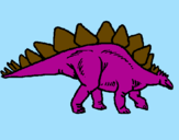 Desenho Stegossaurus pintado por JOAO   VICTOR