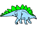 Desenho Stegossaurus pintado por JOAO PEDRO