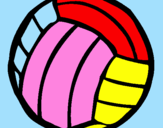 Desenho Bola de voleibol pintado por GUSTAVO PARRA