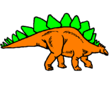 Desenho Stegossaurus pintado por pedro
