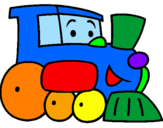 Desenho Comboio pintado por Lizi