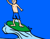 Desenho Surfe pintado por lorrany