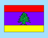 Desenho Líbano pintado por mohcin
