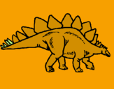Desenho Stegossaurus pintado por  Gian Henrique