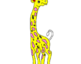 Desenho Girafa pintado por GIGI