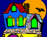 Desenho Casa do mistério pintado por bbb