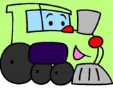 Desenho Comboio pintado por joao