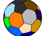 Desenho Bola de futebol II pintado por Rafael