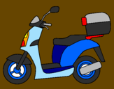 Desenho Ciclomotor pintado por vitor