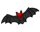 Desenho Morcego a voar pintado por Arthur Ferrão