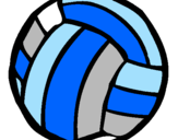 Desenho Bola de voleibol pintado por jenifer
