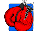 Desenho Luvas de boxe pintado por hnihio