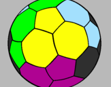 Desenho Bola de futebol II pintado por Caio Roberto