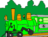 Desenho Locomotiva  pintado por acrinimon
