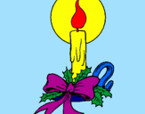 Desenho Vela de natal pintado por -Paty-