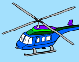 Desenho Helicoptero  pintado por junior