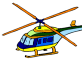 Desenho Helicoptero  pintado por João Vitor