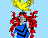 Desenho Escudo de armas e águia pintado por rafa