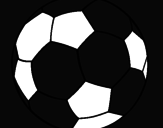 Desenho Bola de futebol II pintado por cauã