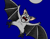 Desenho Morcego cão pintado por glads¤