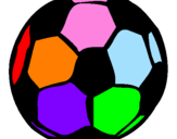 Desenho Bola de futebol pintado por iyhgcjbabnxhg czfccgzxvcb