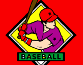 Desenho Logo de basebol pintado por guilherme a. l. nery