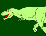 Desenho Tiranossaurus Rex pintado por miguel