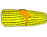 Desenho Espiga de milho  pintado por zoe