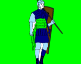 Desenho Soldado romano pintado por NADIM45