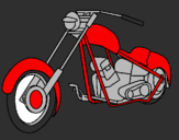 Desenho Moto pintado por Ronnã Martendal