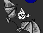 Desenho Morcego cão pintado por rayanebjo