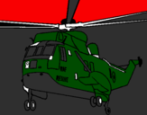 Desenho Helicoptero de resgate pintado por allen    samuel