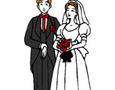 Desenho Marido e esposa III pintado por casorio