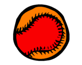 Desenho Bola de basebol pintado por bruno 