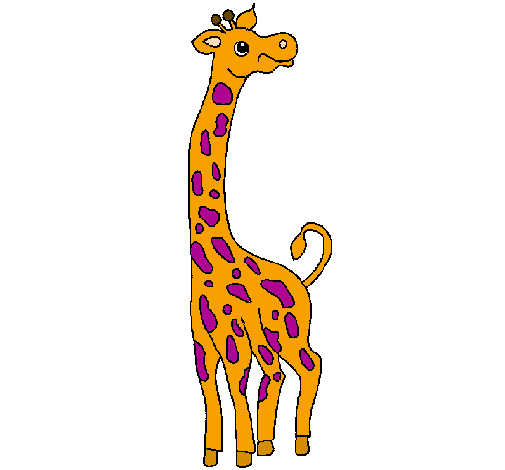 Desenho Girafa pintado por Deborah