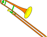 Desenho Trombone pintado por Bruno