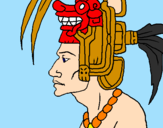 Desenho Chefe da tribo pintado por GUILLERMO