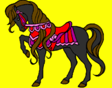 Desenho Cavalo pintado por Pietra