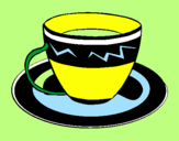 Desenho Taça de café pintado por joaquin