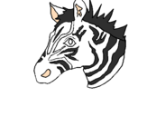 Desenho Zebra II pintado por BIEL