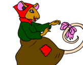 Desenho La ratita presumida 7 pintado por Bibi