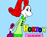 Desenho Horton - Sally O'Maley pintado por andressa
