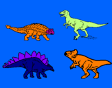 Desenho Dinossauros de terra pintado por EDUARDO