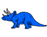 Desenho Triceratops pintado por leonardo marins