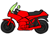 Desenho Motocicleta pintado por otavio